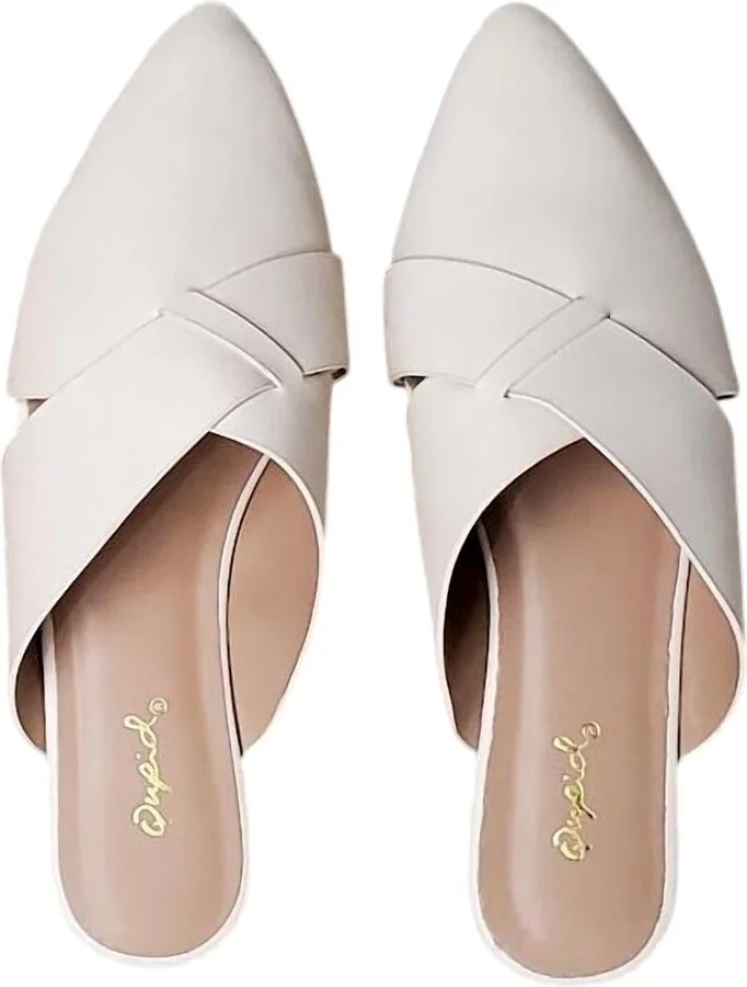 Women's Swirl Ballerina Mules In Bone