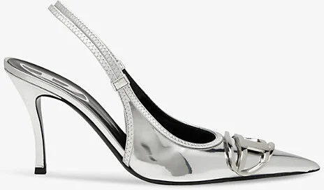 Womens T9002 D Venus Metallic Faux-Leather Heeled Courts Eur 38/5 Uk Women