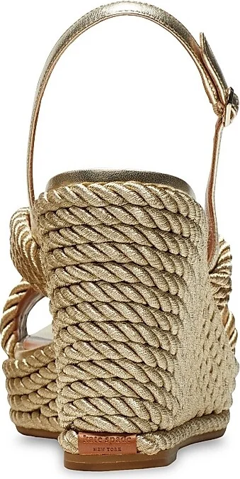 Women's Tahiti Rope Wedge Sandals - Pale Gold - Size 10 - Image 2