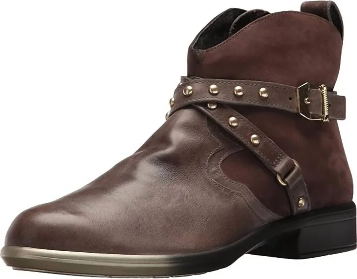 Women's Taku Boots In Vintage Fog/coffee Bean Leather