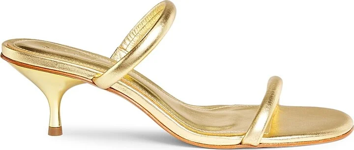 Women's Taliah Metallic Leather Sandals - Gold - Size 5