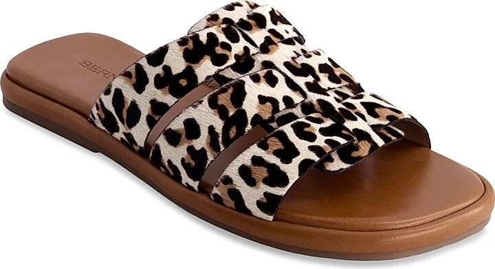 Women's Tamer Slip-On Sandals - Cream Leopard - Size 6 - Image 2