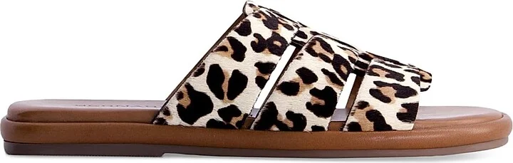 Women's Tamer Slip-On Sandals - Cream Leopard - Size 6