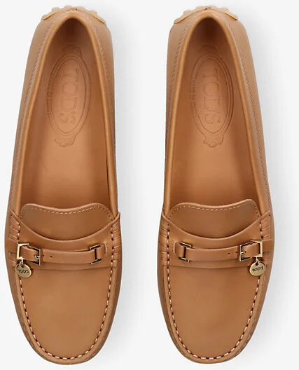 Womens Tan City Gommino Leather Driving Shoes Eur 38/5 Uk Women - Image 2