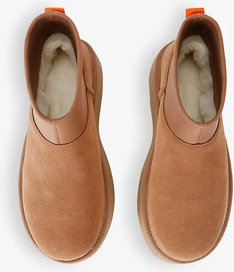 Womens Tan Classic Mini Dipper Suede Boots Eur 38/5 Uk Women - Image 2