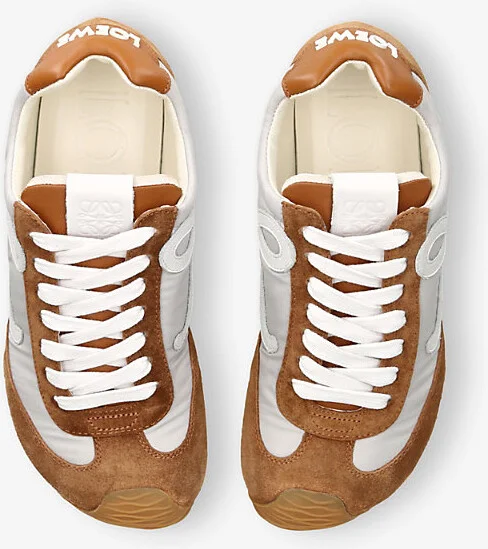 Womens Tan Comb Ballet Runner 2.0 Nylon and Suede Low-Top Trainers Eur 36 / 3 Uk Women - Image 2