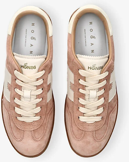 Womens Tan Comb Cool Suede Low-Top Trainers Eur 40 / 7 Uk Women - Image 2