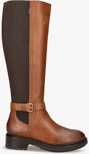 Womens Tan Margot High Leather Knee-High Boots Eur 39 / 6 Uk Women