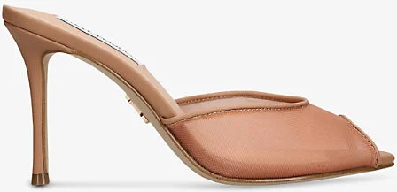 Womens Tan Rollout-M Mesh Heeled Pumps Eur 38/5 Uk Women
