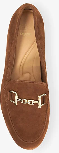 Womens Tan Suede Glair Suede Loafers Eur 39 / 6 Uk Women - Image 2
