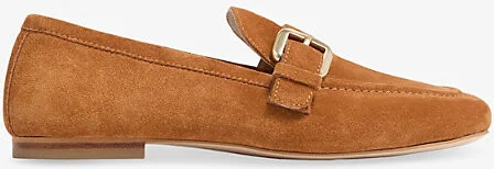 Womens Tan-Tan Austin Suede Loafers Eur 38/5 Uk Women