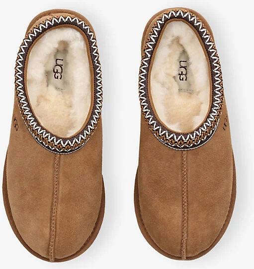 Womens Tan Tasman II Suede Slippers Eur 36 / 3 Uk Women - Image 2