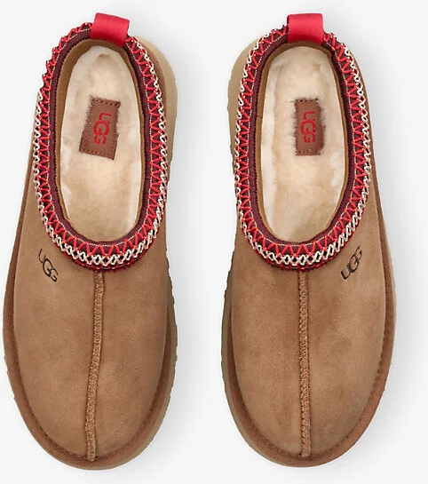 Womens Tan Tazz II Suede Slippers Eur 40 / 7 Uk Women - Image 2