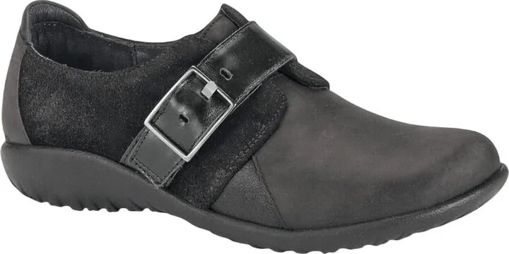 Women's Tane Shoe In Oily Coal Blk Suede