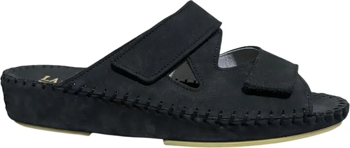 Women's Tango Sandals In Black Nubuck