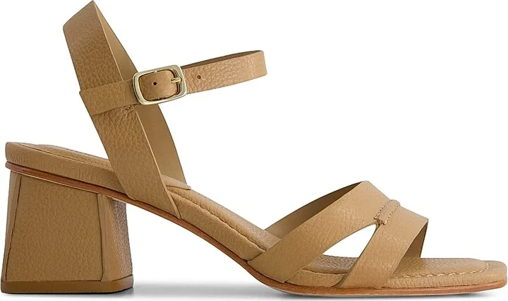 Women's Tarra Mid Heel Sandals - Sand - Size 6.5