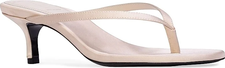 Women's Tash 50MM Satin Heels - Black Satin - Size 5 - Image 7