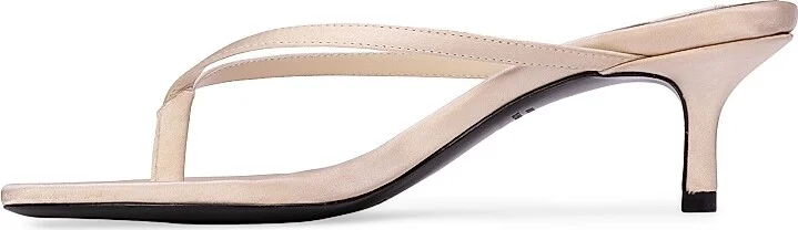 Women's Tash 50MM Satin Heels - Black Satin - Size 5 - Image 8
