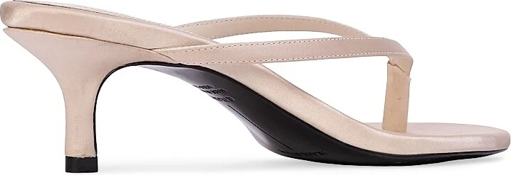 Women's Tash 50MM Satin Heels - Black Satin - Size 5 - Image 9