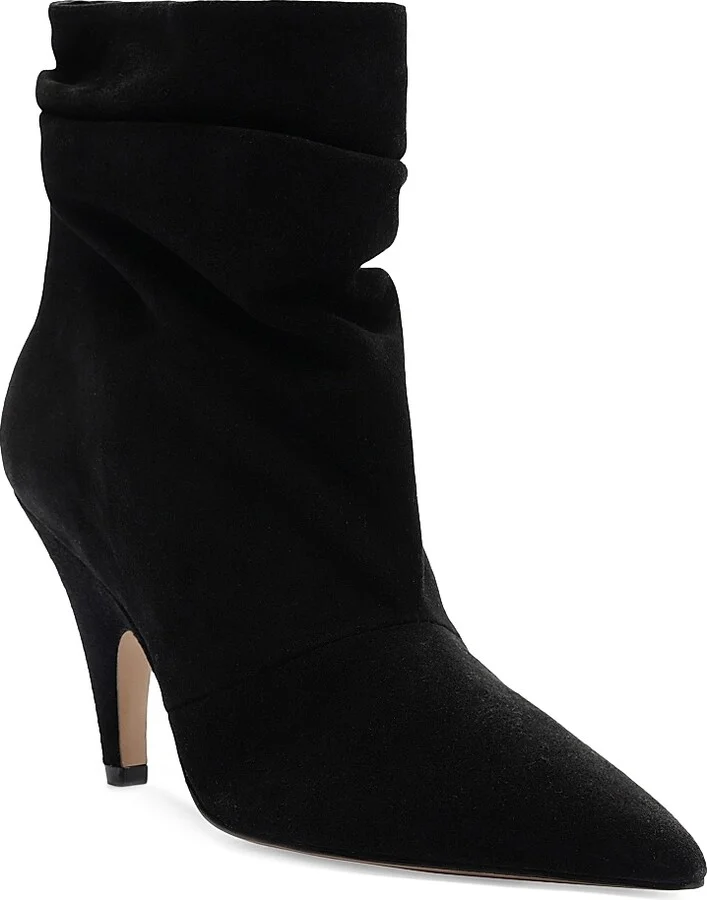 Women's Tati 85MM Suede Slouchy Boots - Rich Brown - Size 5 - Image 10