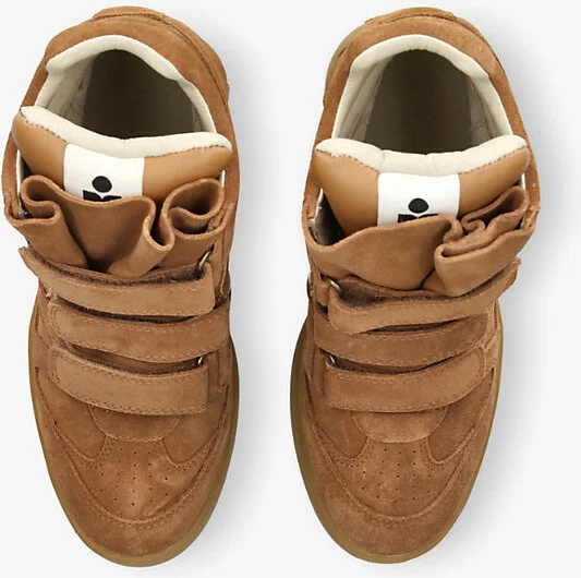 Womens Taupe Im3 High-Top Leather Wedge Trainers Eur 38/5 Uk Women - Image 2