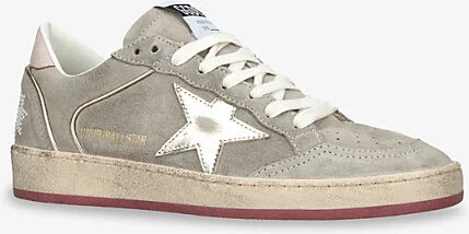 Womens Taupe Women's Ball Star Suede Low-Top Trainers Eur 39 / 6 Uk Women - Image 2