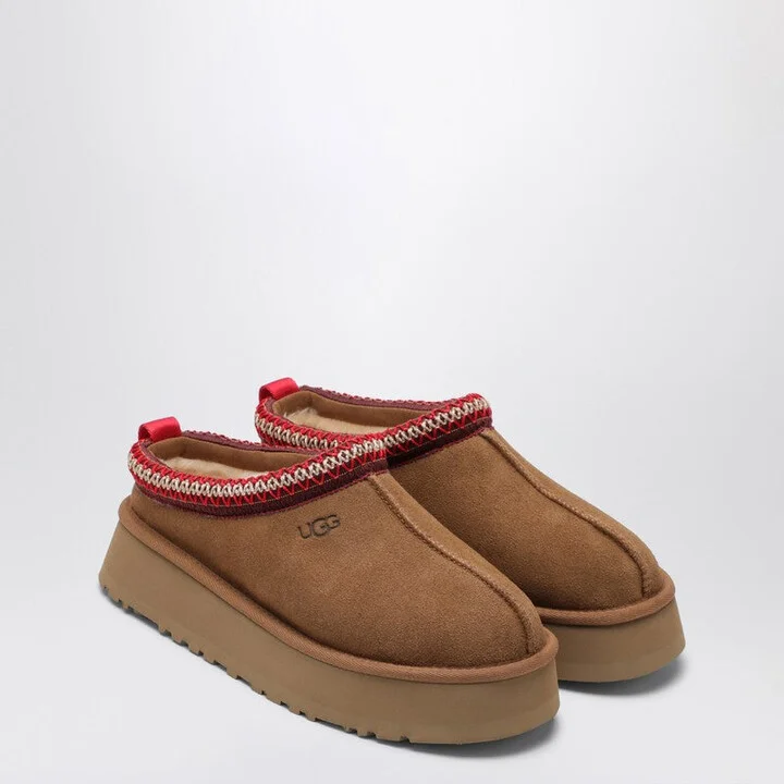 Women's Tazz Chestnut Suede Slipper