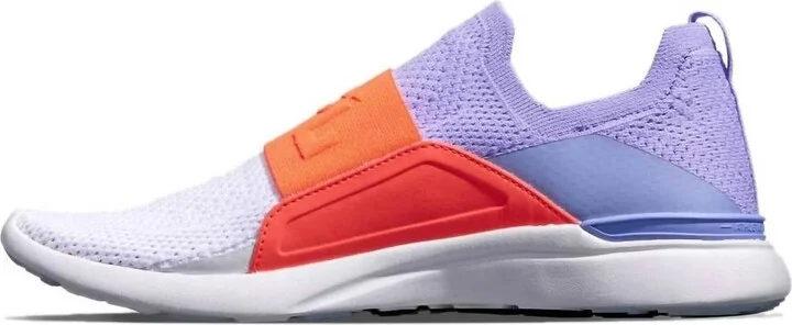 Women's Techloom Bliss Sneaker In Bellflower / Impulse Red / White
