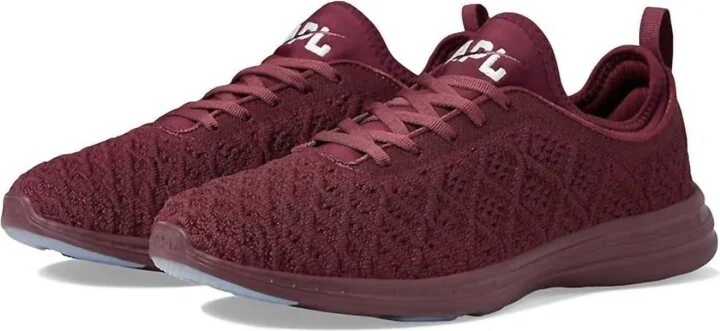 Women's Techloom Phantom Running Shoes In Burgundy/creme