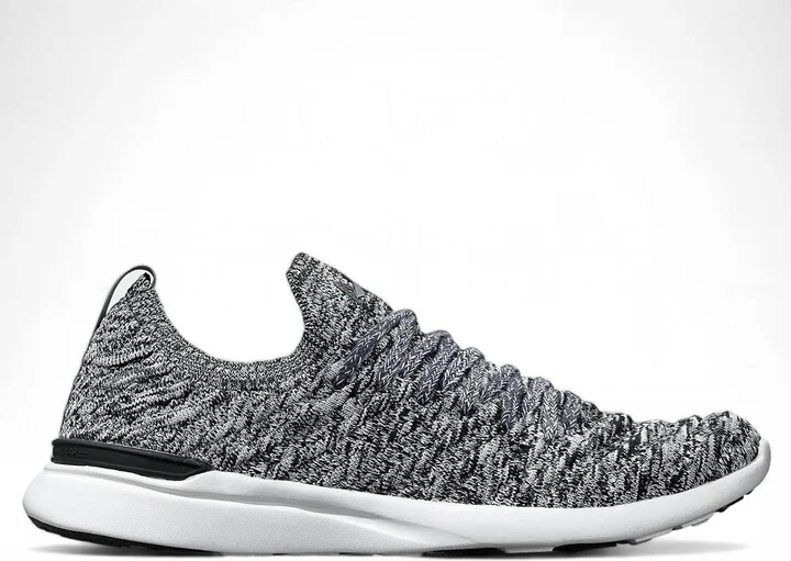 Women's Techloom Wave Running Shoes In Heather Grey/black/white