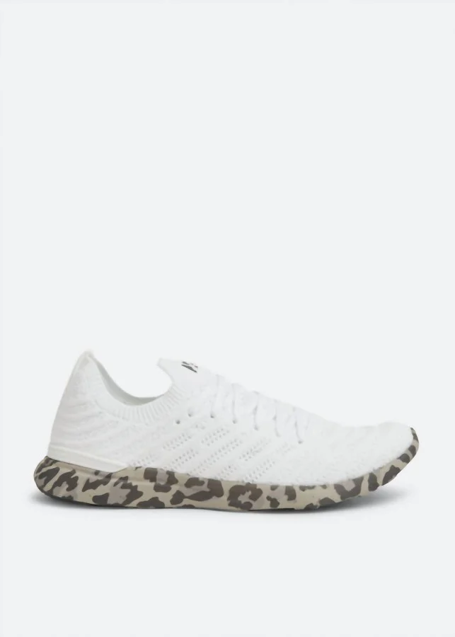 Women's Techloom Wave Sneakers In White/asteroid/leopard