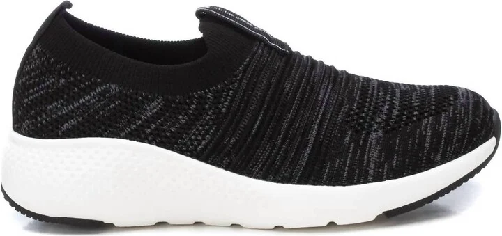Women's Technical Fabric Sneakers In Black
