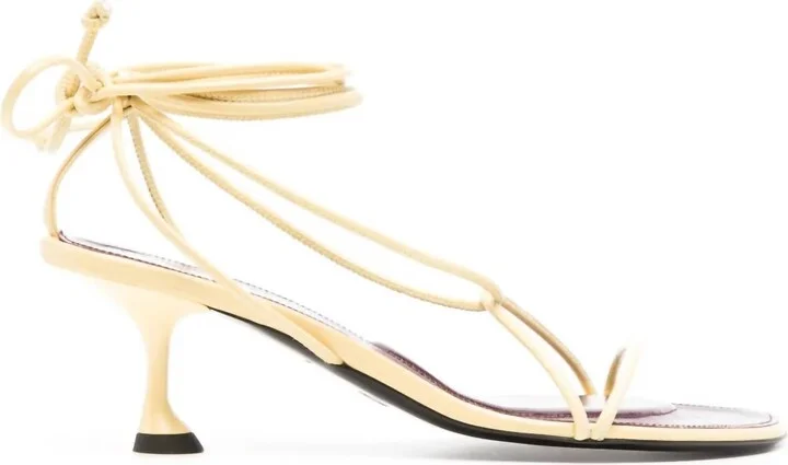 Women's Tee Ankle Strap Sandals In Resin