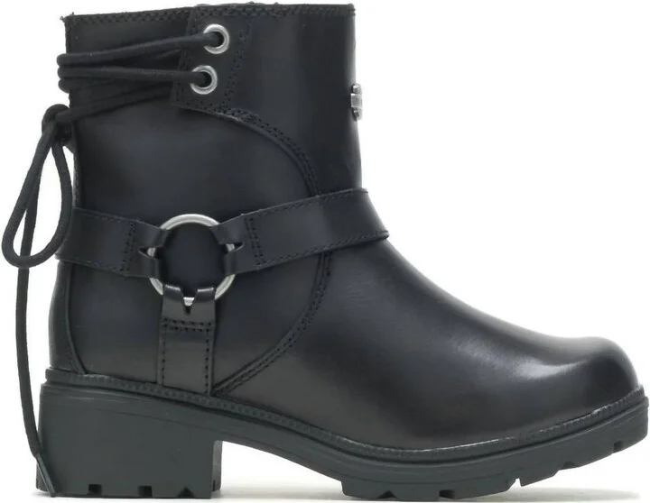 Women's Tegan 5" Back Lace Harness Riding Boot In Black