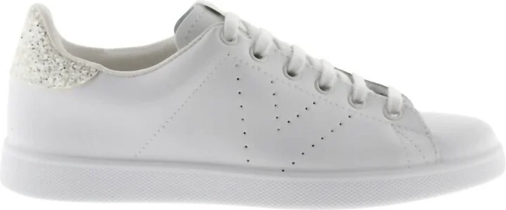 Women's Tenis Glitter Shoes In Silver