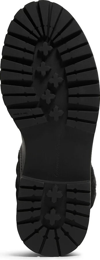 Women's Tenney Foldover Leather Booties - Black - Size 6 - Image 6