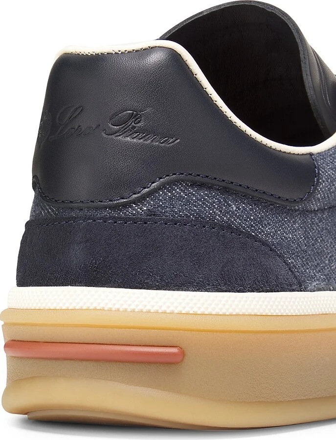 Women's Tennis Walk Denim Sneakers - Surge Blue - Size 5 - Image 5
