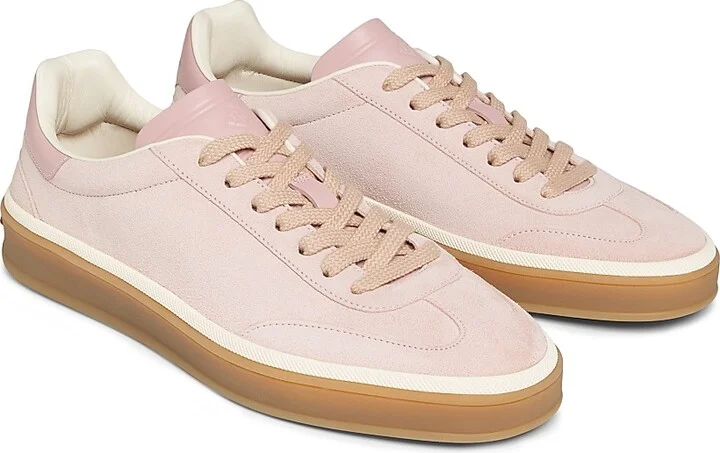 Women's Tennis Walk Suede Sneakers - Summer Pink - Size 6.5 - Image 2