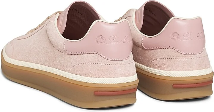 Women's Tennis Walk Suede Sneakers - Summer Pink - Size 6.5 - Image 3