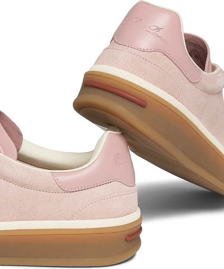 Women's Tennis Walk Suede Sneakers - Summer Pink - Size 6.5 - Image 5