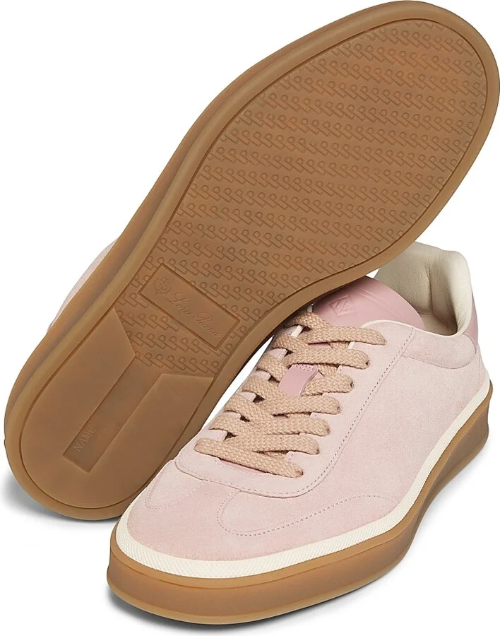 Women's Tennis Walk Suede Sneakers - Summer Pink - Size 6.5 - Image 6