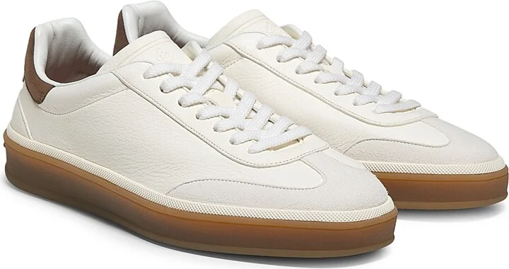 Women's Tennis Walk Suede Sneakers - White - Size 6 - Image 2