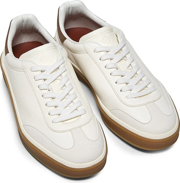 Women's Tennis Walk Suede Sneakers - White - Size 6 - Image 4