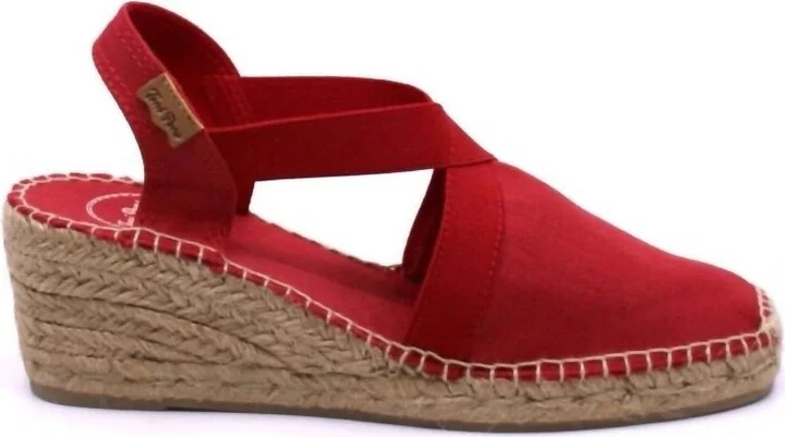 Women's Ter Wedge Sandal In Red