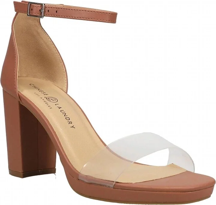 Women's Teri Heels In Nude/ Clear