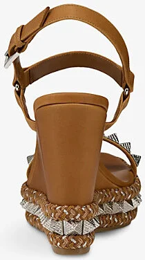 Womens Terra Pyraclou 110 Wedge-Heeled Leather Espadrilles Eur 38/5 Uk Women - Image 2