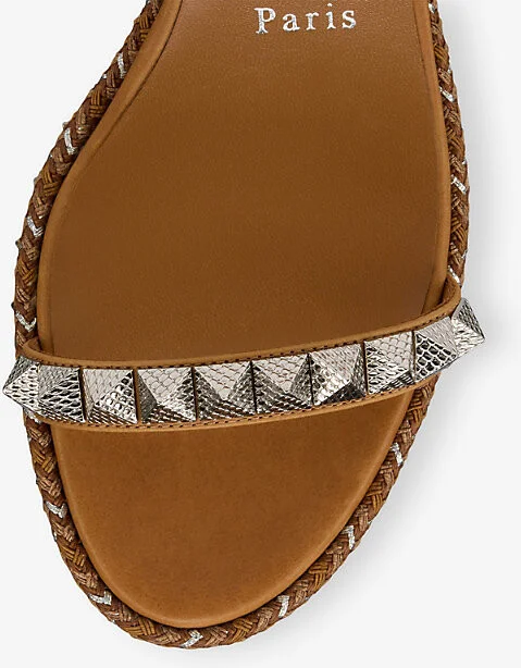 Womens Terra Pyraclou 60 Leather Espadrilles Eur 39 / 6 Uk Women - Image 2