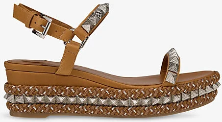 Womens Terra Pyraclou 60 Leather Espadrilles Eur 39 / 6 Uk Women