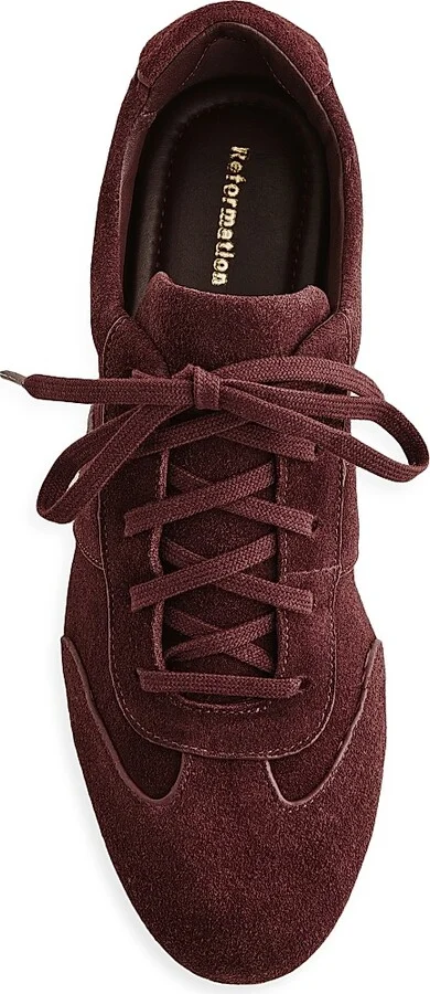Women's Terra Suede Low-Top Sneakers - Rum Suede - Size 7.5 - Image 6