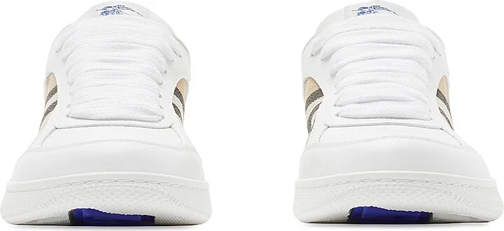 Women's Terrace Check Low-Top Sneakers - White Sand Ip Check - Size 5 - Image 2